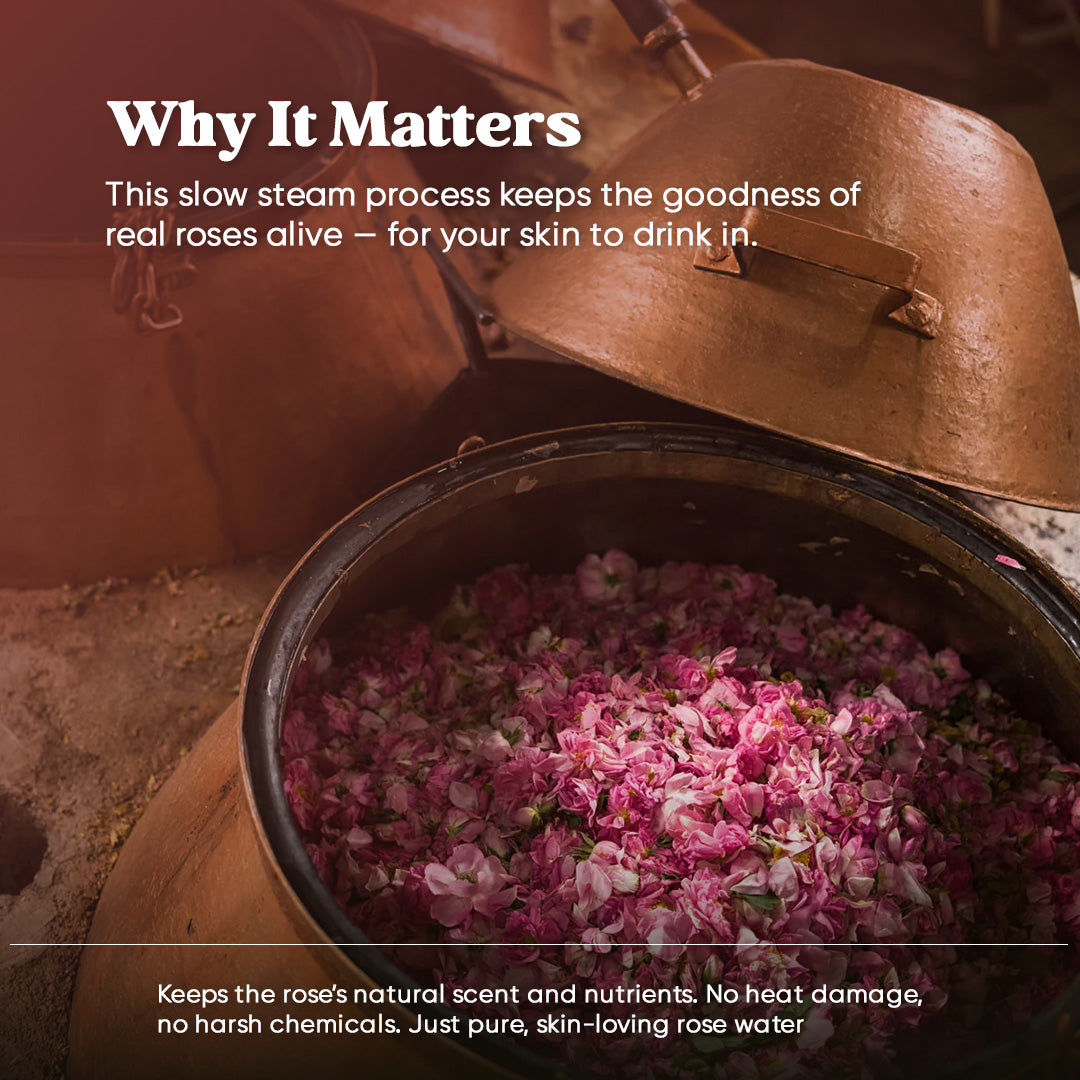 Steam Distilled Rose Water