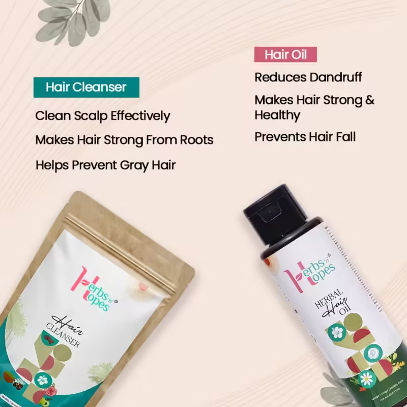 Combo’s Hair Oil, Hair Cleanser