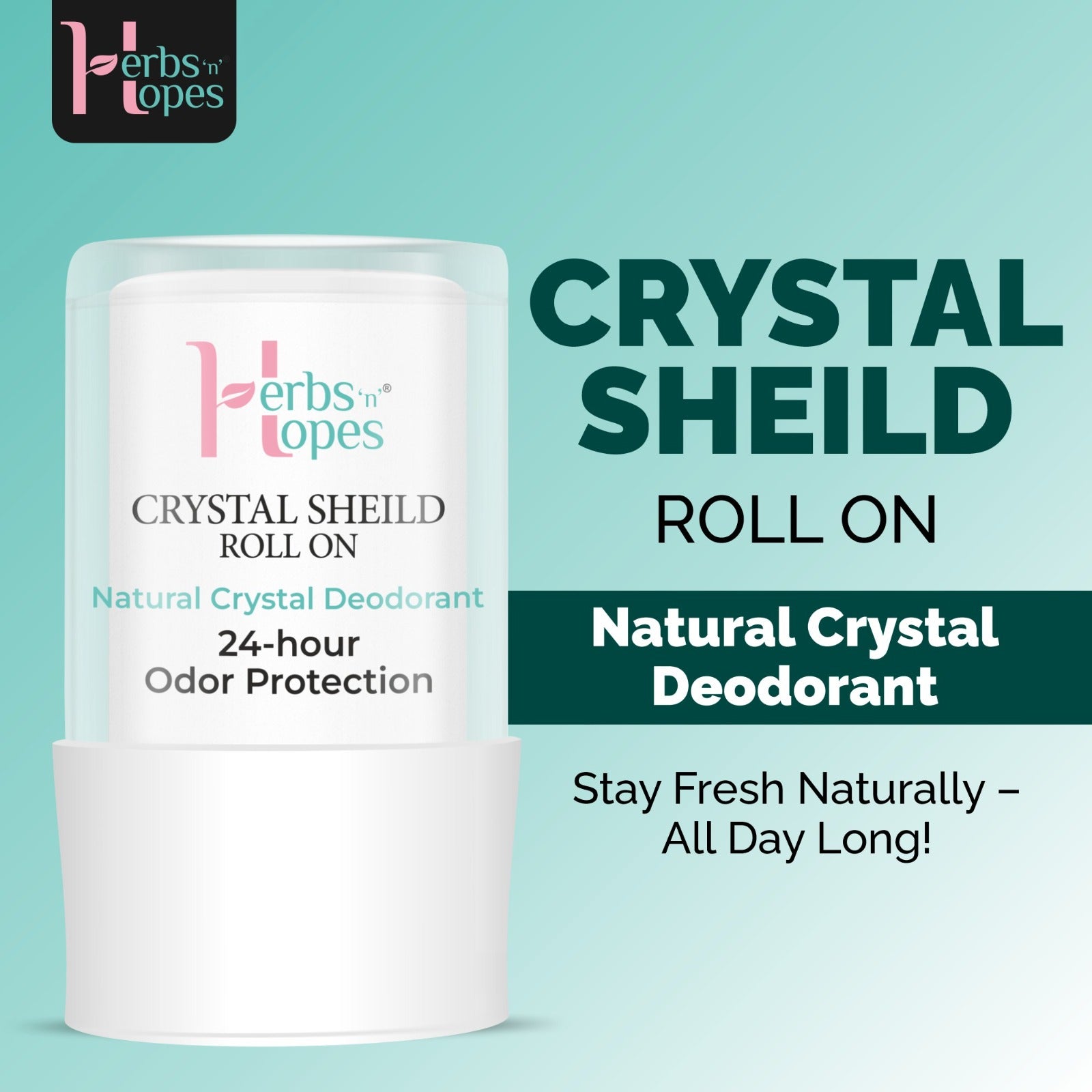 Crystal Shield Alum Roll-On