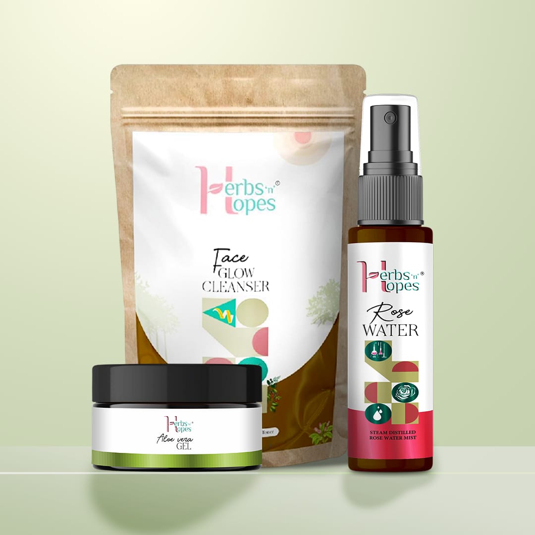 Combo’s Face Cleanser, Rose Water, Aloe Vera