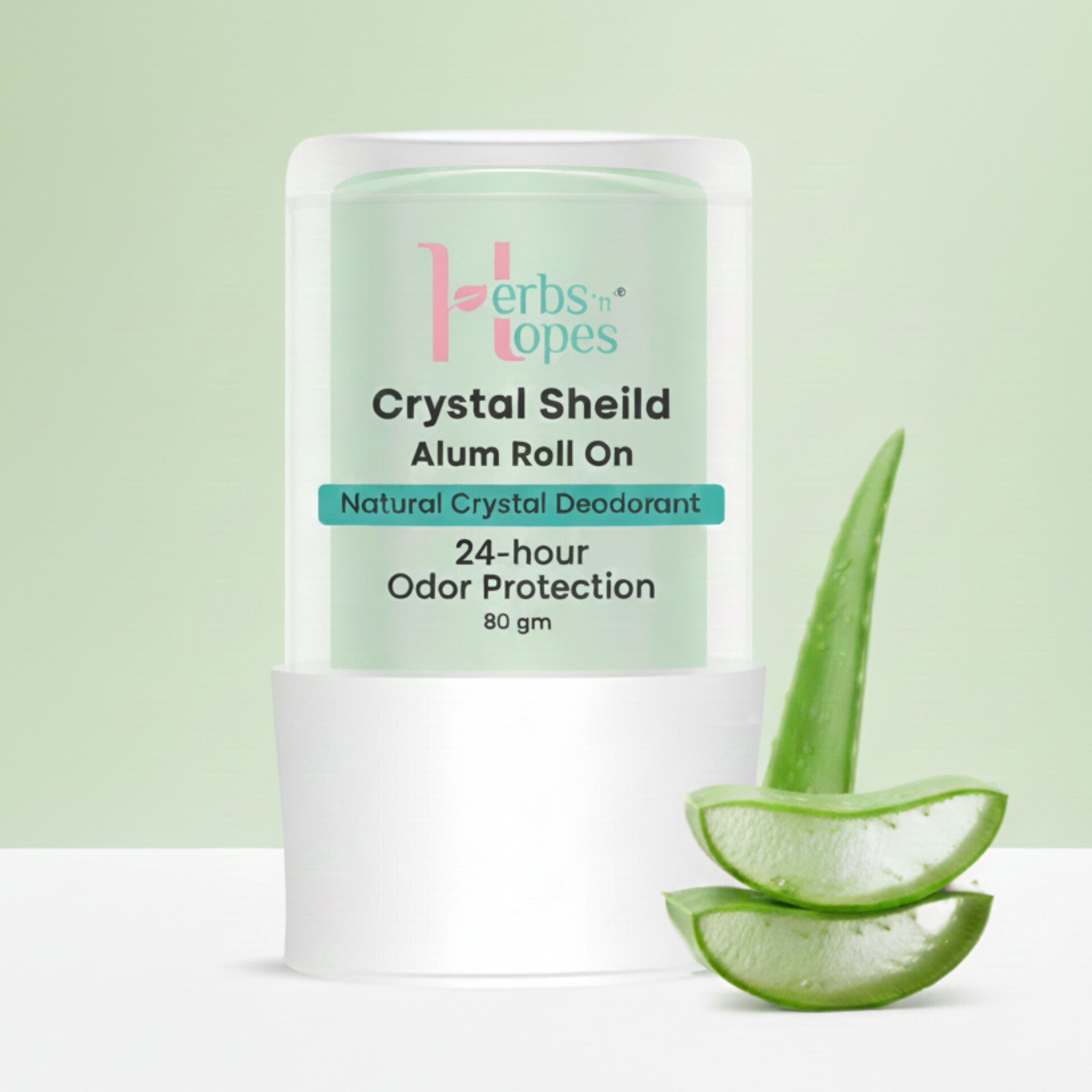 Crystal Shield Alum Roll-On with Aloe Vera